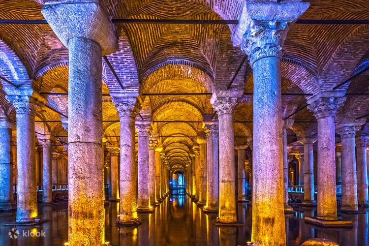 The magnificent Basilica Cistern in Istanbul, the Byzantine era marvel